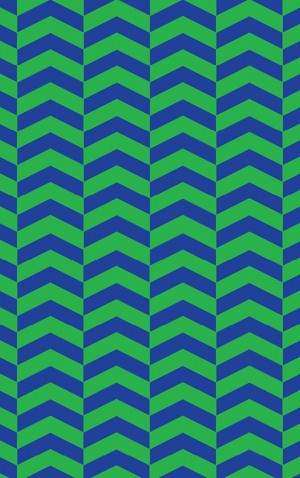 Bright Aqua Herringbone — proof front