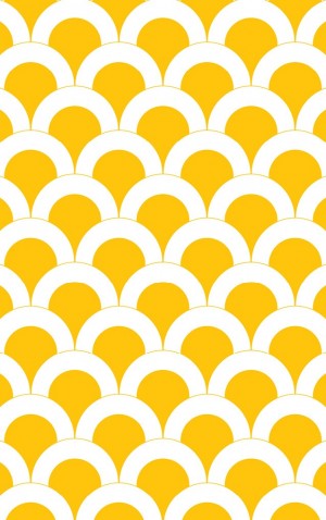 Bright Yellow and White Scales — proof front