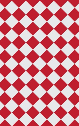 Bright Red White Diamonds — proof front