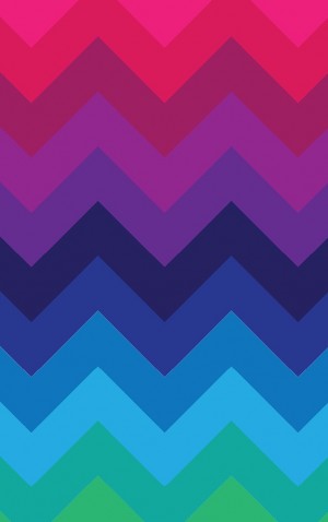Bright Rainbow Chevron — proof front