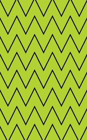 Bright Green Chevron — proof front
