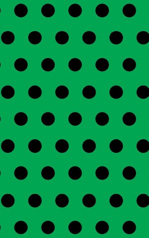 Bright Green and Black Spots — proof front