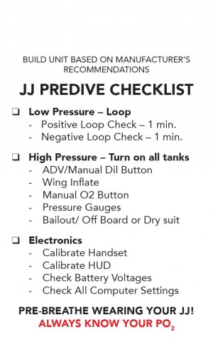 JJ Dive Checklist — proof front