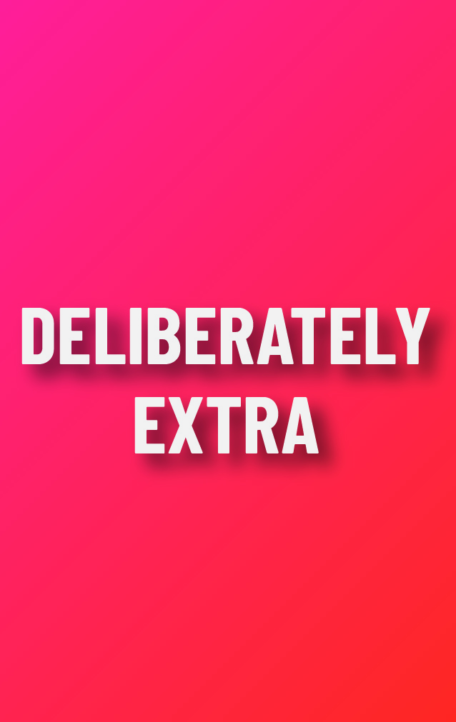 Carry on Attitude - Deliberately Extra — proof front
