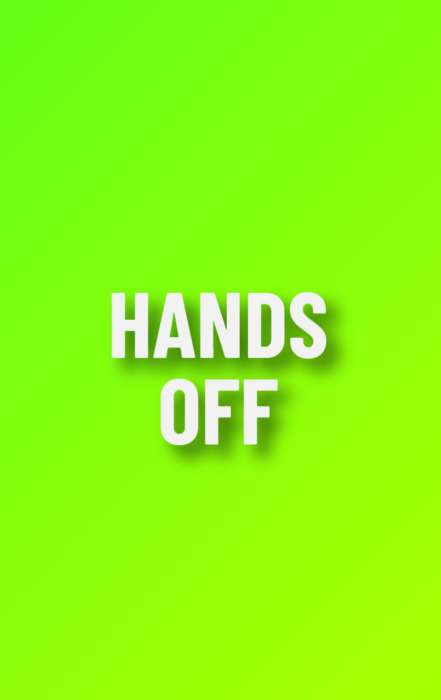 Carry on Attitude - Hands Off — proof front