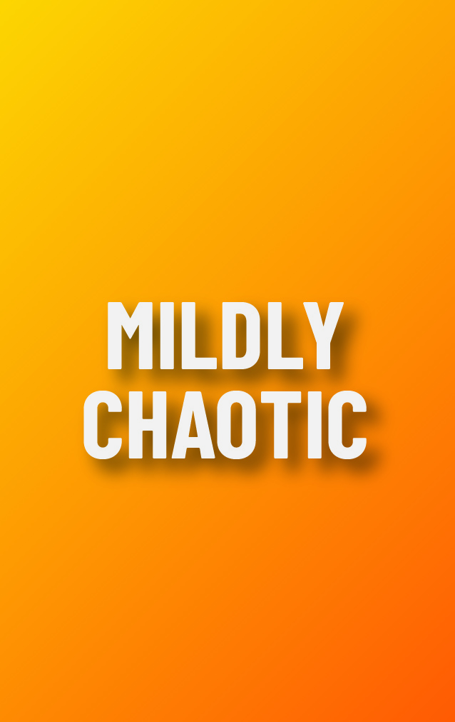 Carry on Attitude - Mildly Chaotic — proof front