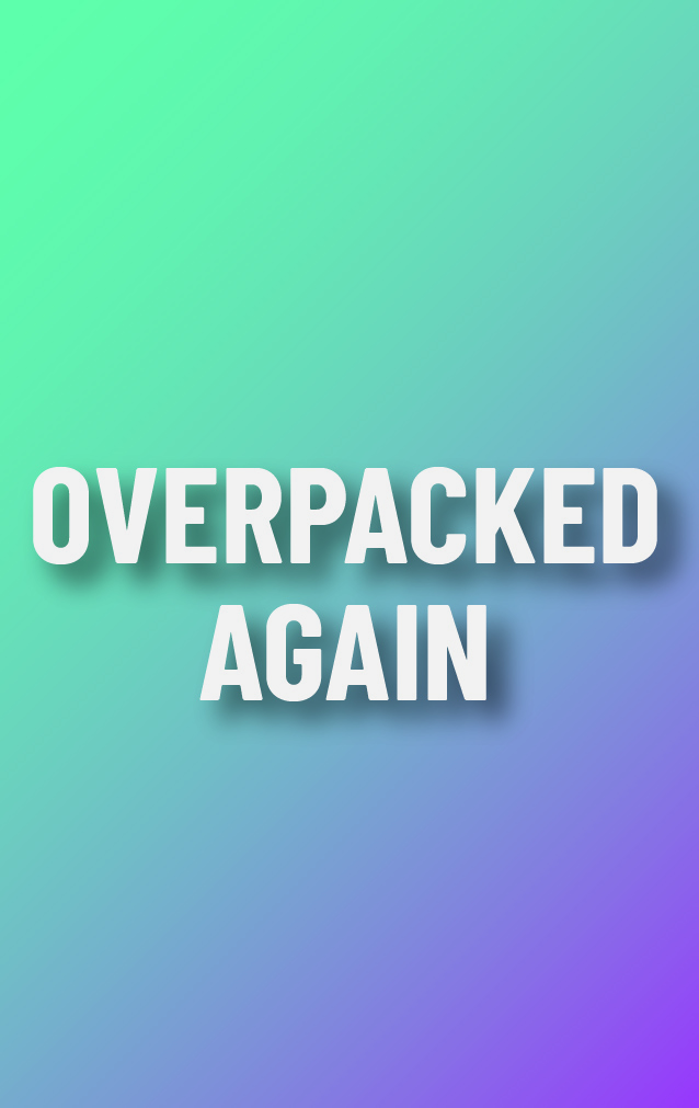 Carry on Attitude - Overpacked Again — proof front