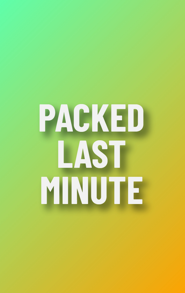 Carry on Attitude - Packed Last Minute — proof front