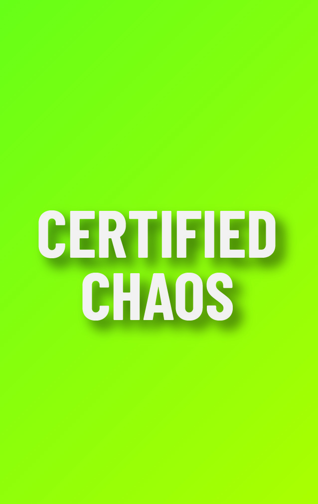 Carry on Attitude - Certified Chaos — proof front