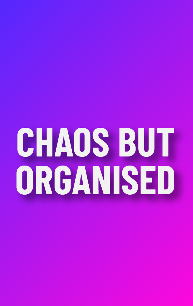 Carry on Attitude - Chaos But Organised — proof front