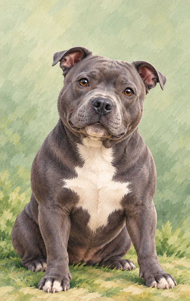 Pets - Staffordshire Bull Terrier — proof front