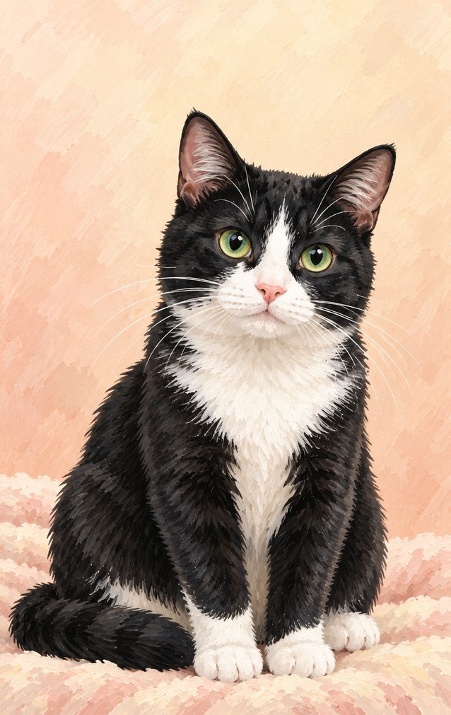 Pets - Tuxedo Cat — proof front
