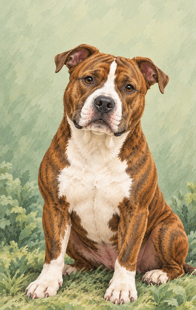 Pets - American Staffordshire Terrier — proof front