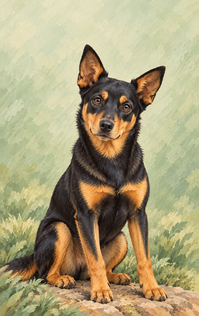 Pets - Australian Kelpie — proof front
