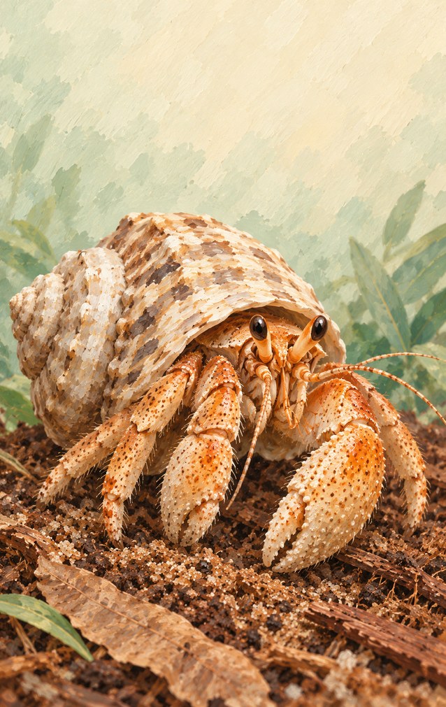 Pets - Australian Land Hermit Crab — proof front