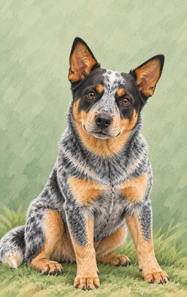 Pets - Blue Australian Cattle Dog — proof front