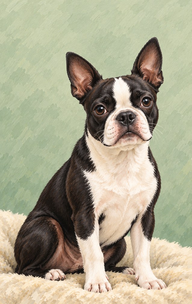 Pets - Boston Terrier — proof front