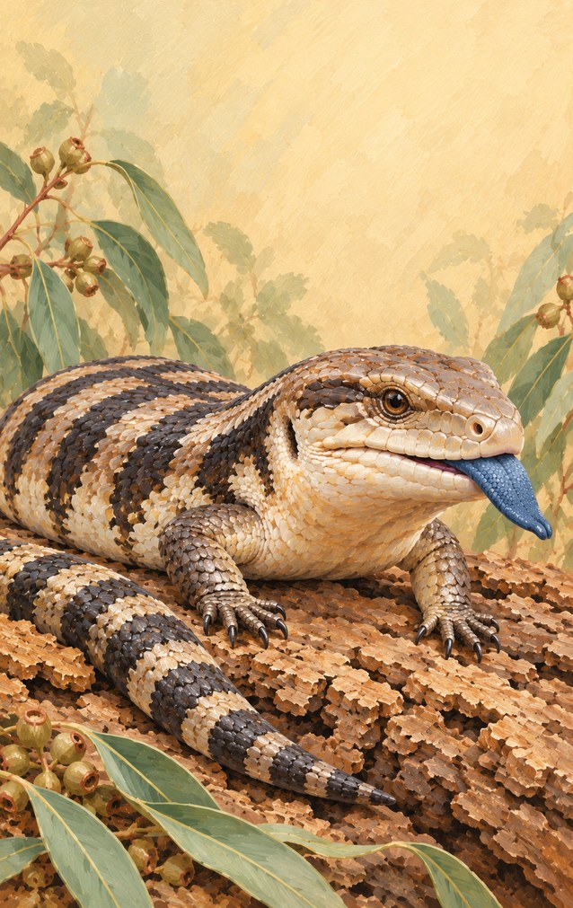 Pets - Eastern Blue-tongue — proof front