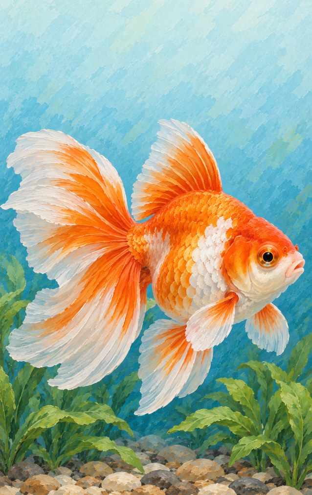 Pets - Fantail Goldfish — proof front