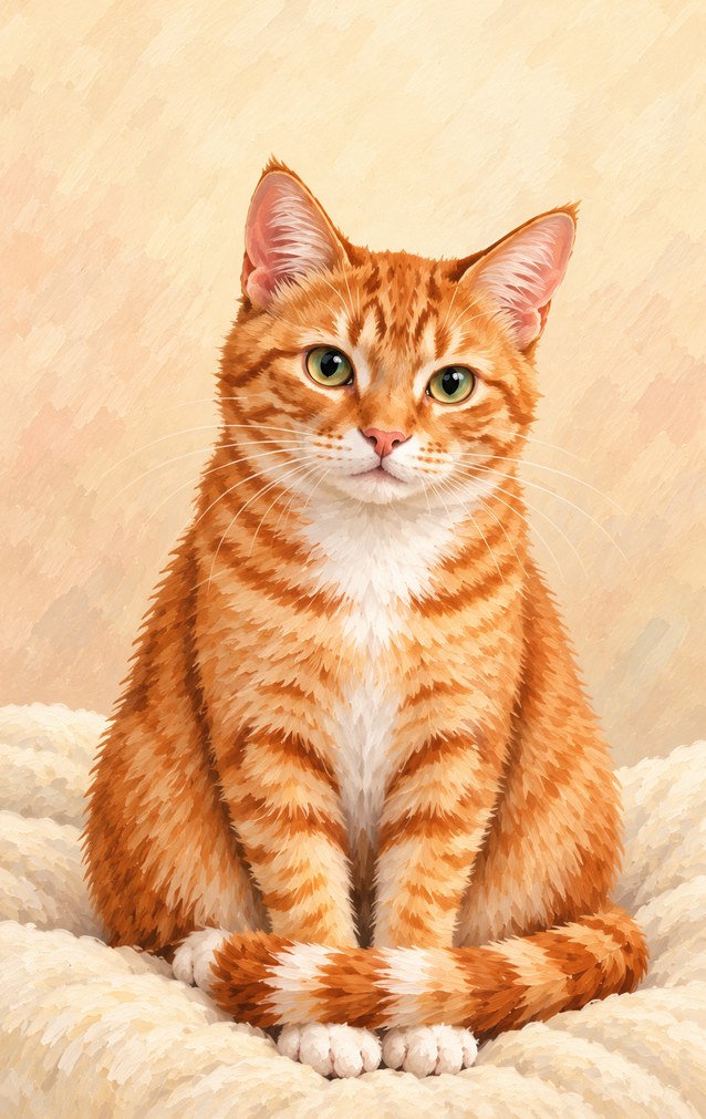 Pets - Ginger Tabby Cat — proof front
