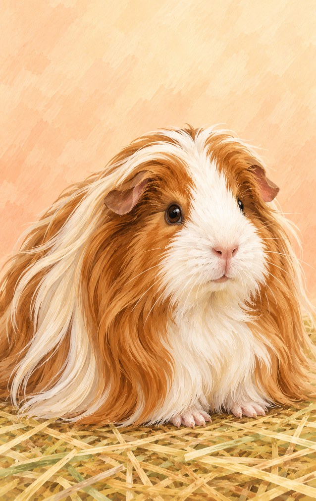Pets - Long-haired Guinea Pig — proof front