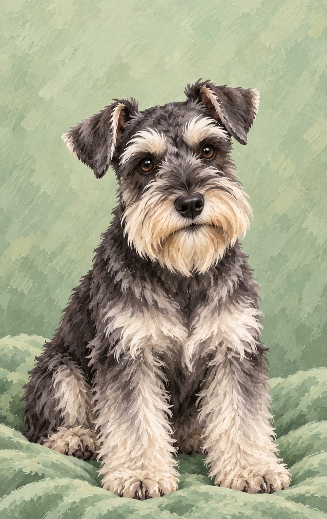 Pets - Miniature Schnauzer — proof front