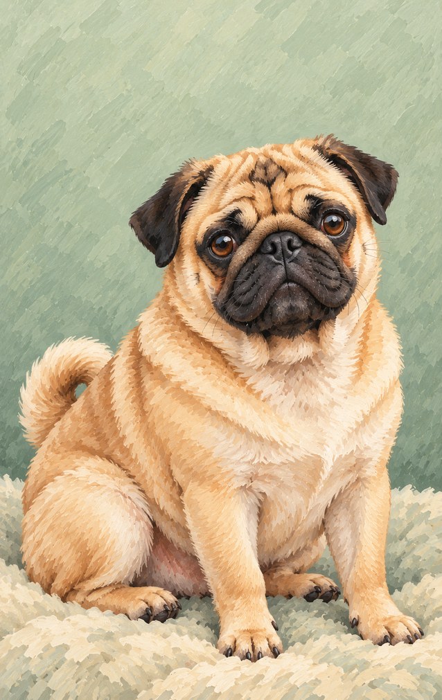 Pets - Pug — proof front