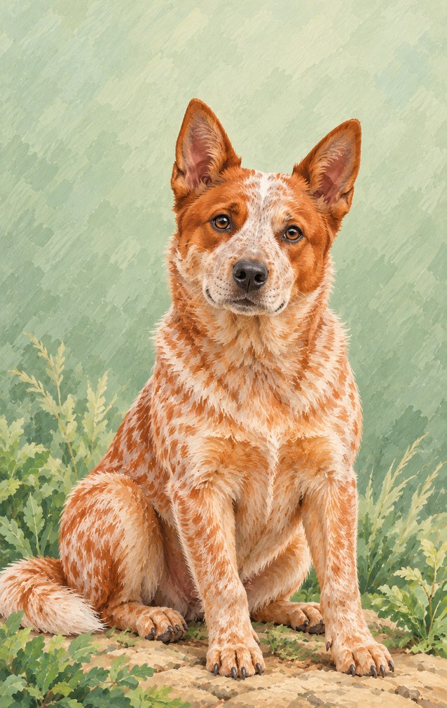 Pets - Red Australian Cattle Dog — proof front