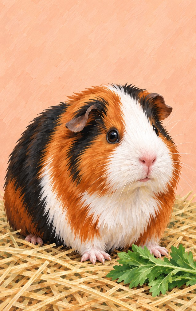 Pets - Short-haired Guinea Pig — proof front