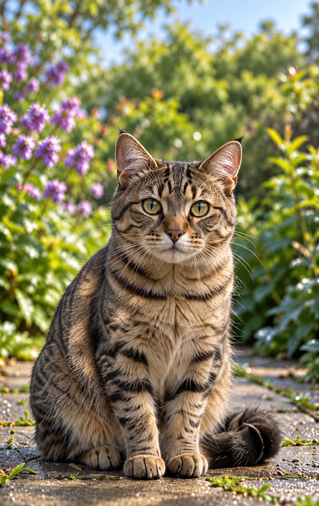 Animal Encounters - Tabby Cat — proof front
