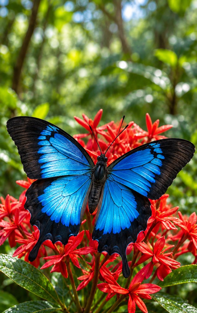 Animal Encounters - Ulysses Butterfly — proof front