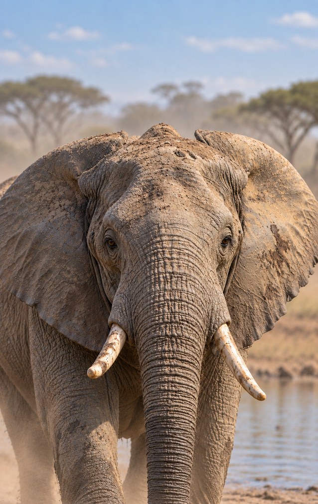 Animal Encounters - African Elephant — proof front