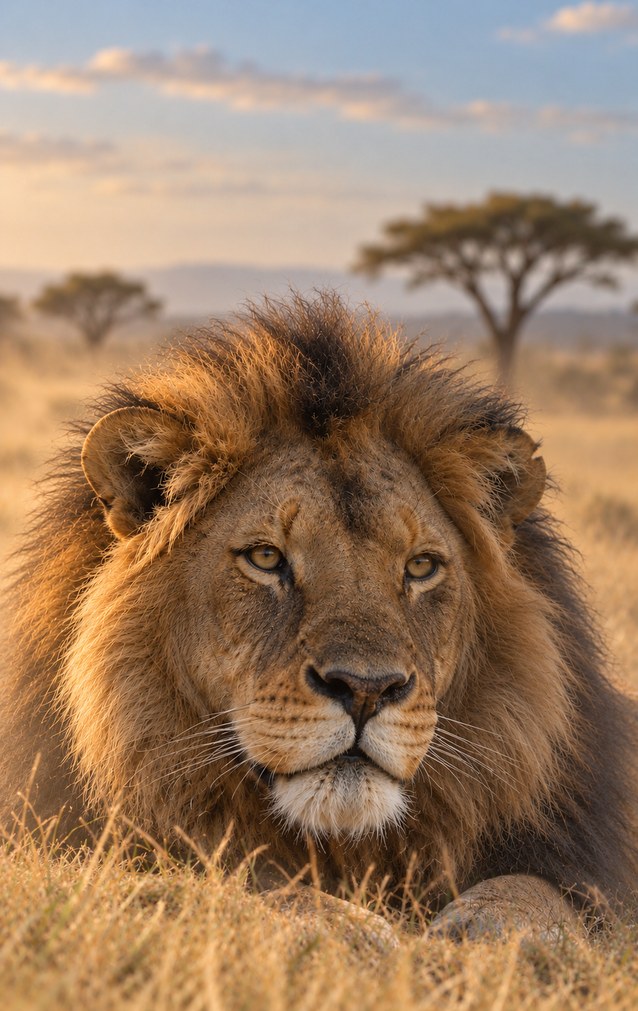 Animal Encounters - African Lion — proof front