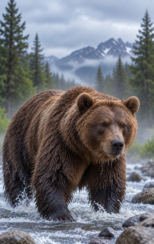 Animal Encounters - Brown Bear — proof front