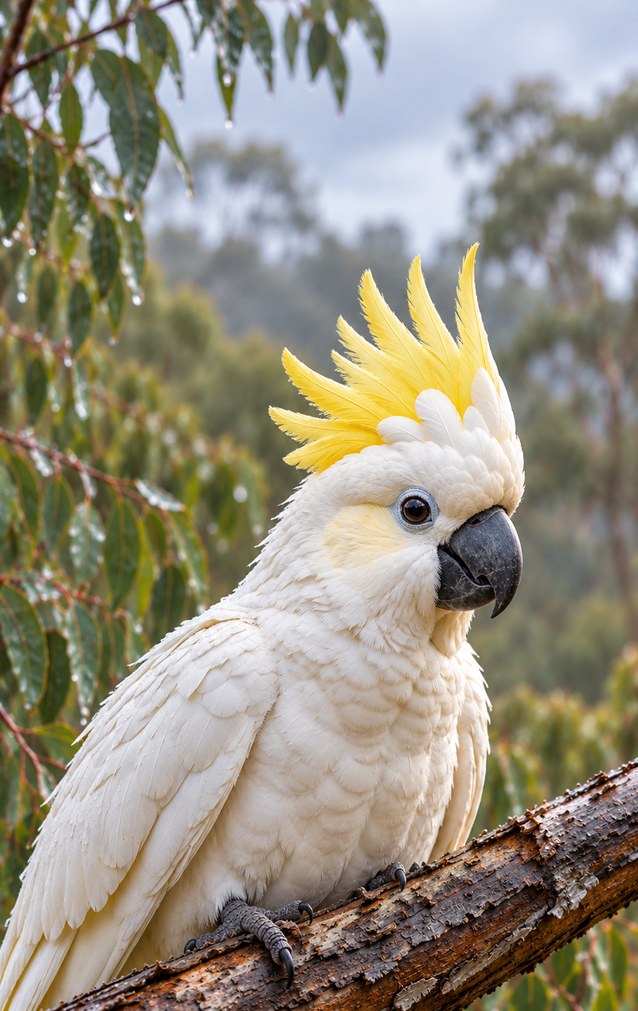 Animal Encounters - Sulphur-crested Cockatoo — proof front