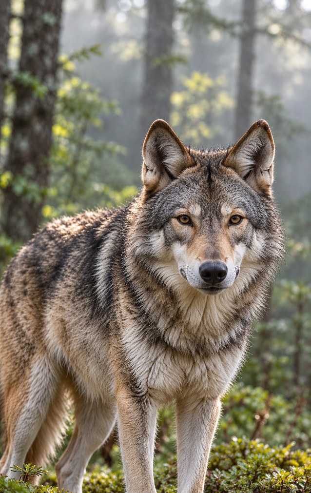 Animal Encounters - Grey Wolf — proof front