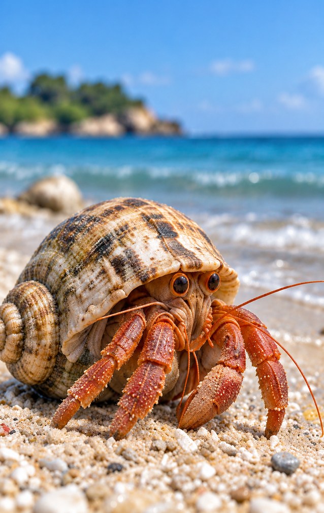 Animal Encounters - Hermit Crab — proof front