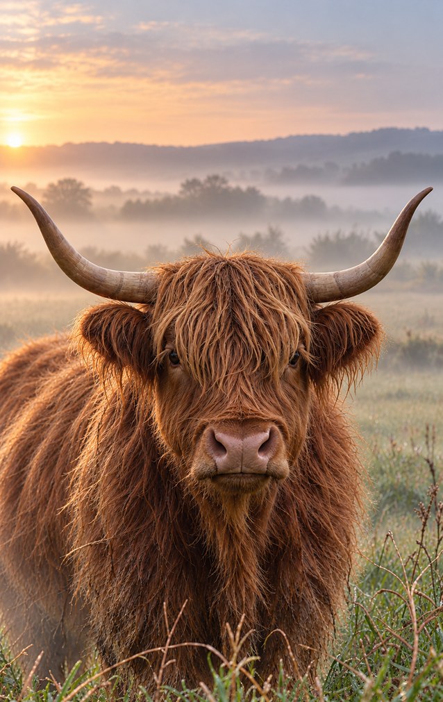 Animal Encounters - Highland Cow — proof front