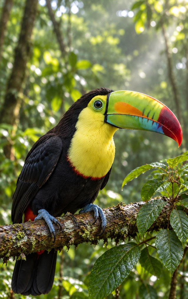 Animal Encounters - Keel-billed Toucan — proof front