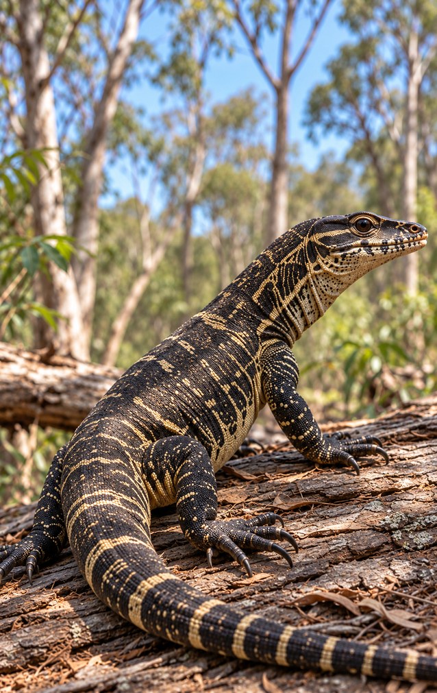 Animal Encounters - Lace Monitor — proof front