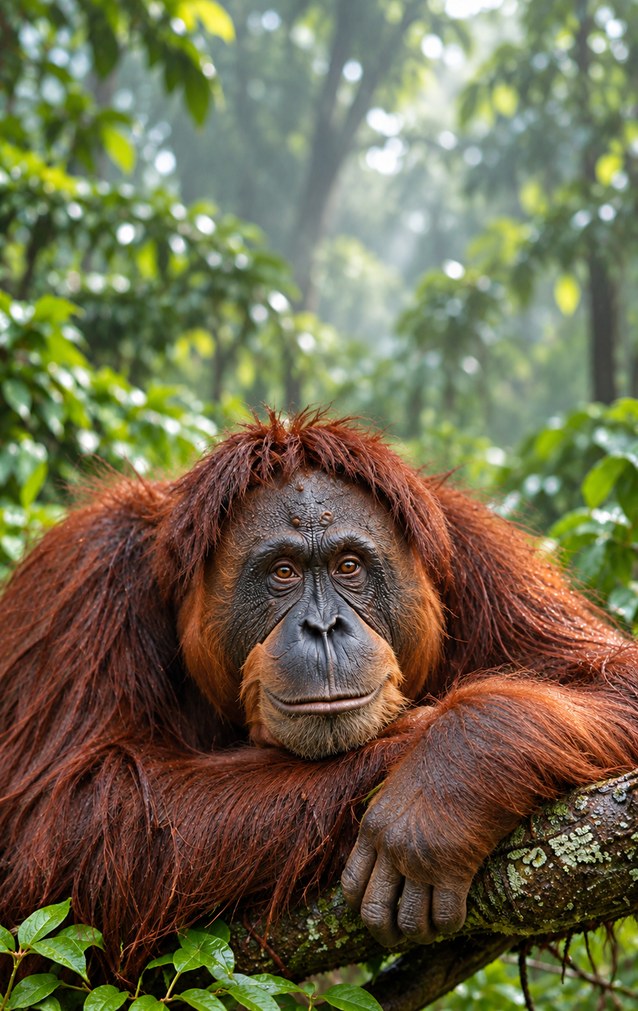 Animal Encounters - Orangutan — proof front