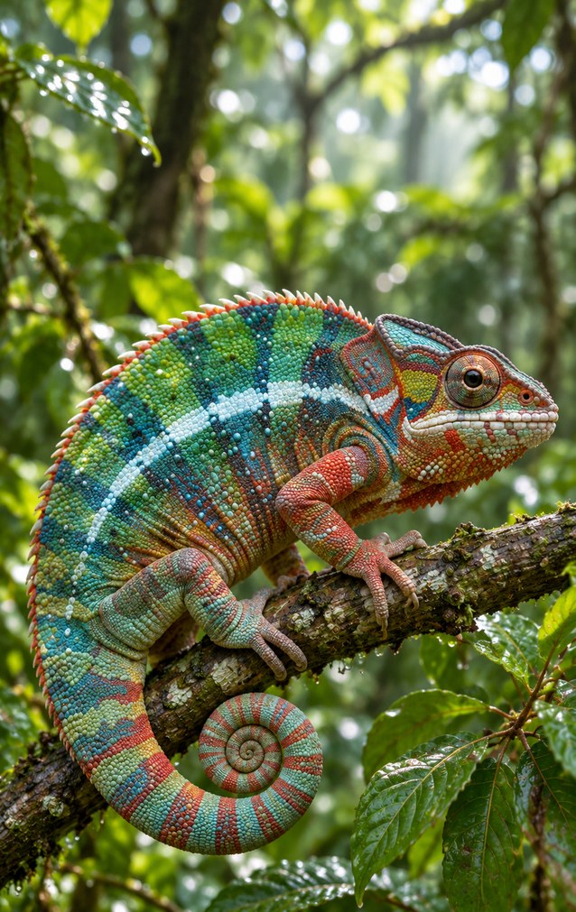 Animal Encounters - Panther Chameleon — proof front